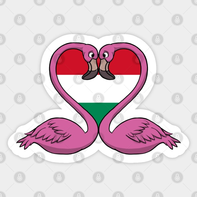 Flamingo Hungary Sticker by RampArt